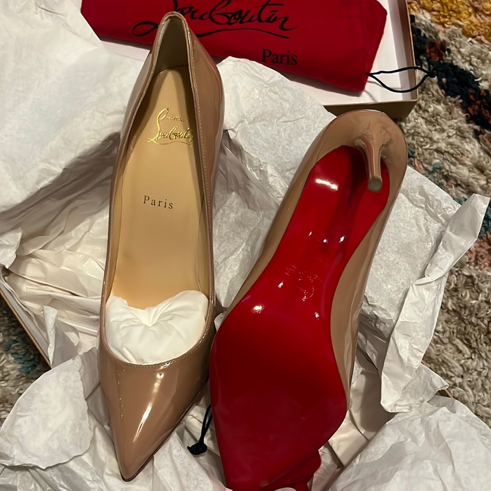 Christian Louboutin Nude Pigalle Follies 100 Patent